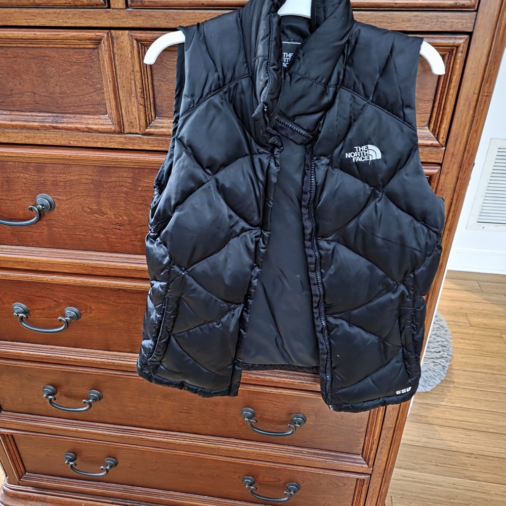 The North Face Black Puffer Vest